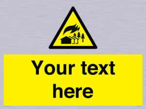 Custom Warning: Large scale fire zone